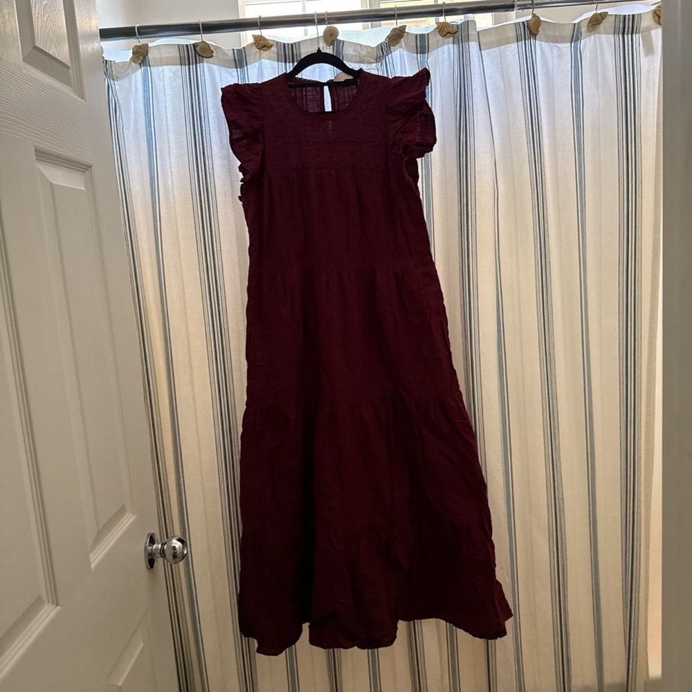 Target Deep Red Maxi Dress
